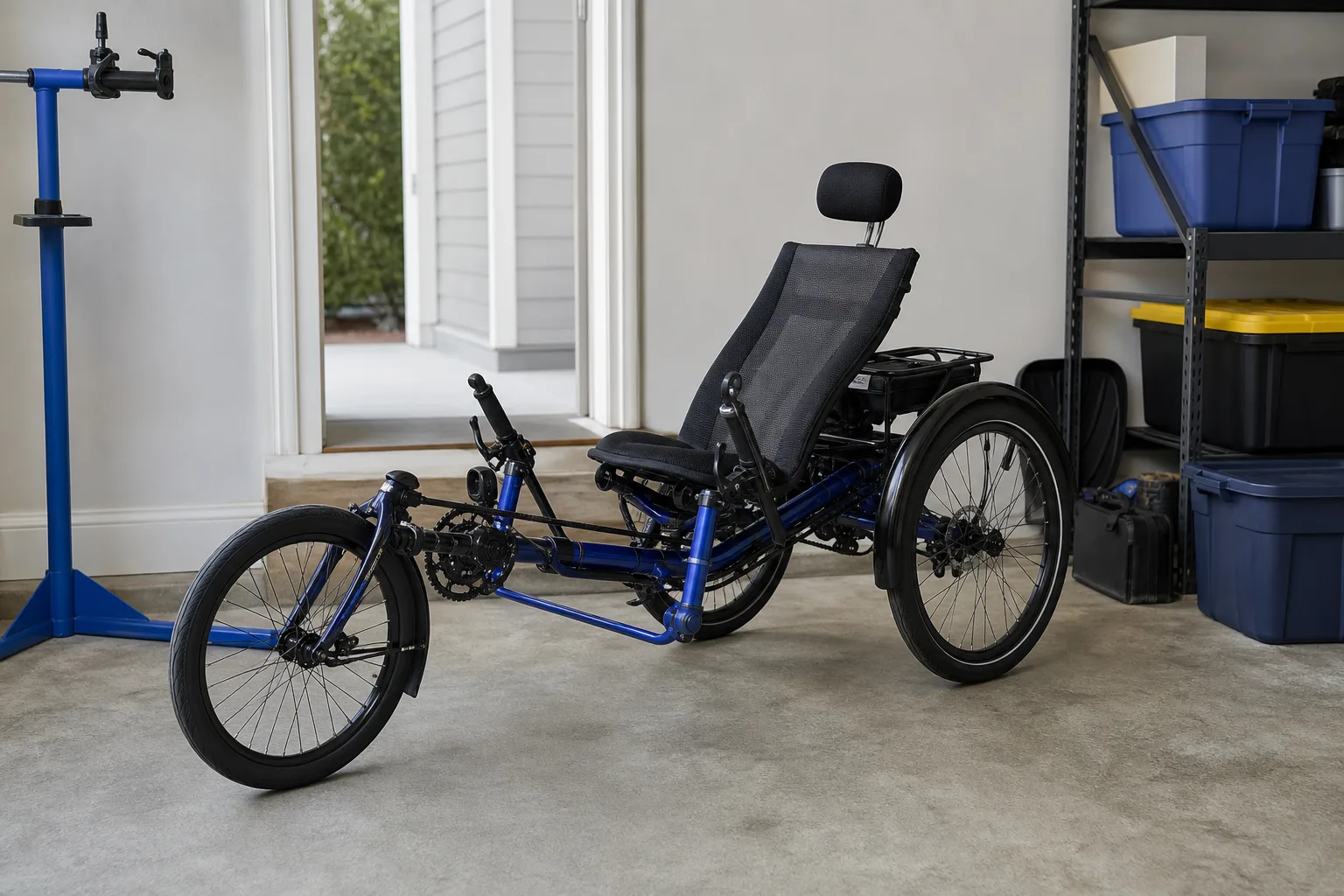 Buying a trike? Check the doorway, the garage, and the repair stand first